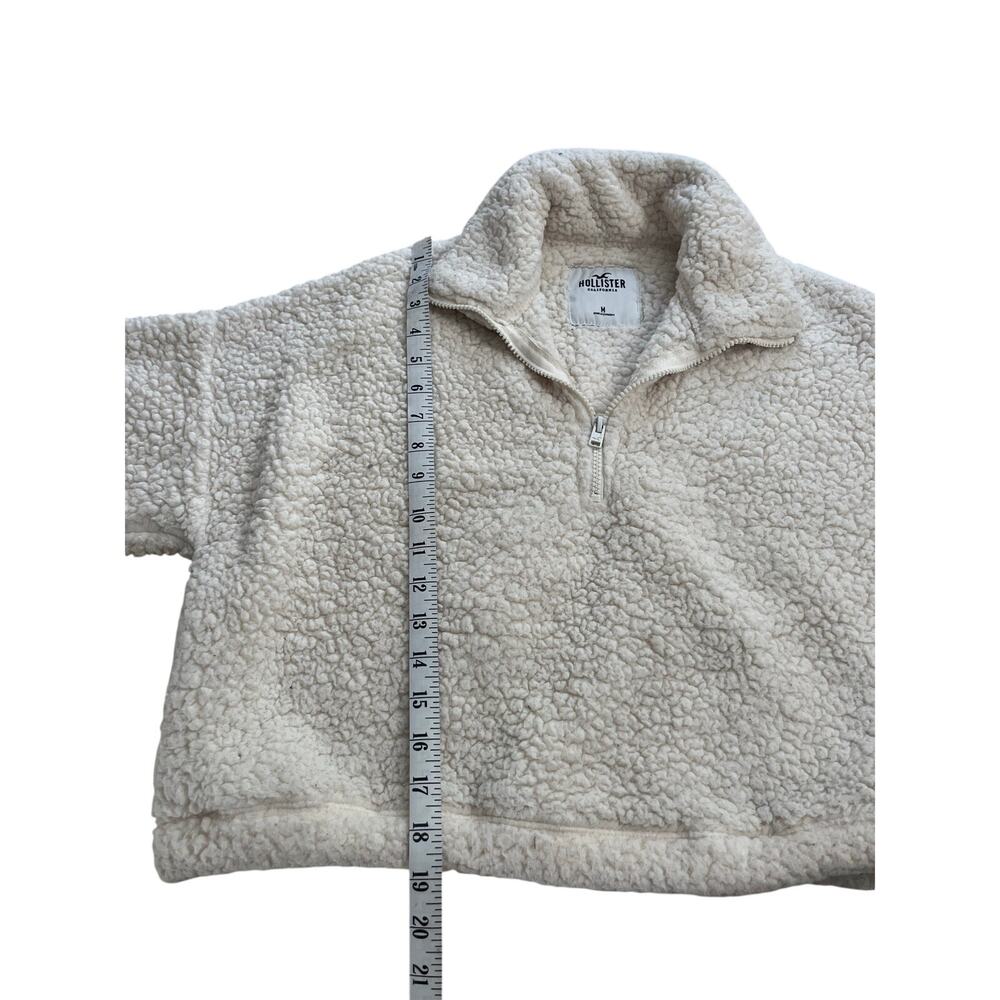 Hollister Fleece Half-Zip Women's Pullover Size M - Picture 4 of 7